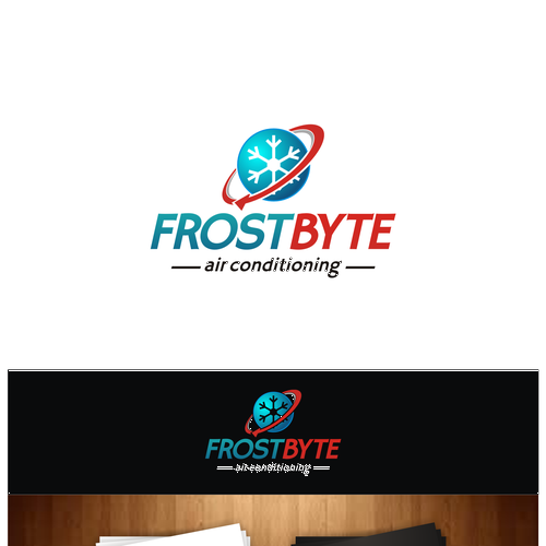 Design di logo for Frostbyte air conditioning di Alene.