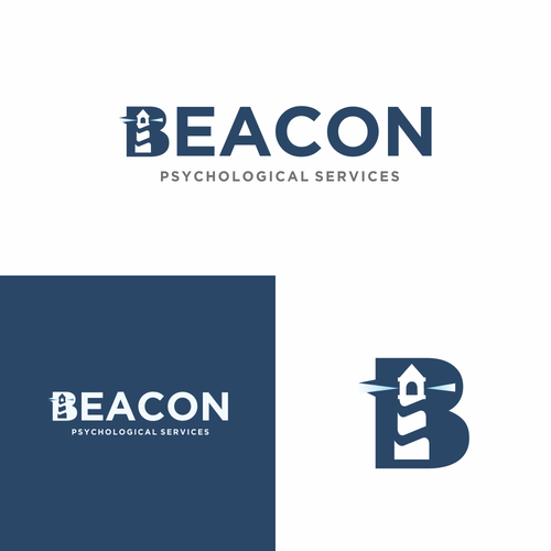 Logo for psychologist private practice providing therapy. Serious but hopeful. Design by Nirvana666