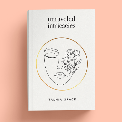 Create an authentic book cover for a collection of poems Design by DINJA