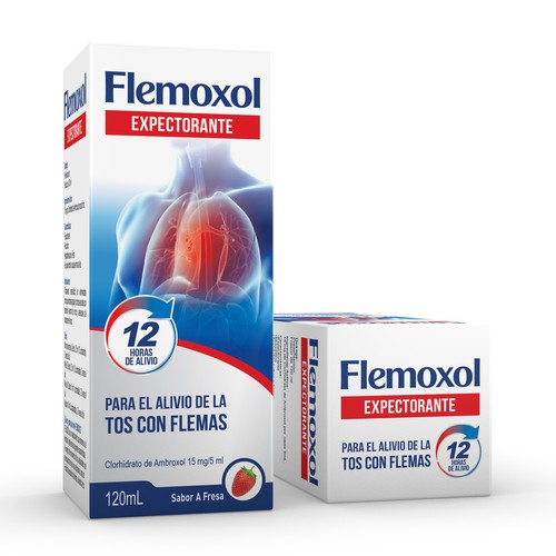 Llamativo empaque para FLEMOXOL Design by FreshApple@Michelle