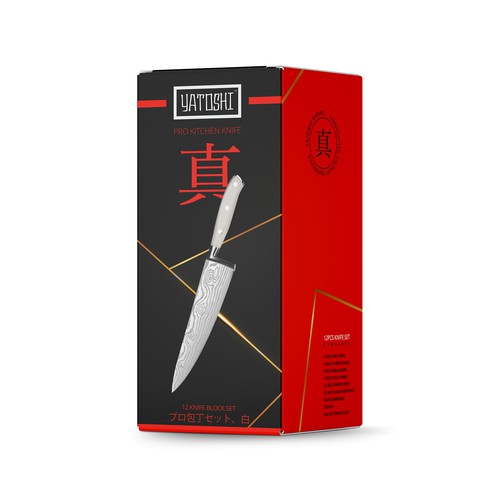 Yatoshi Block Knife Set 