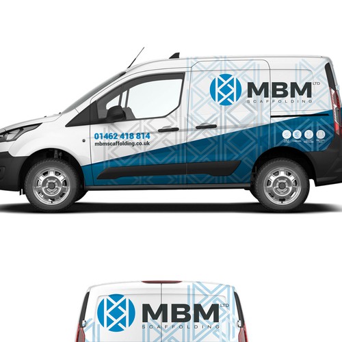 MBM Scaffolding - Van Design Design by RicardoRS