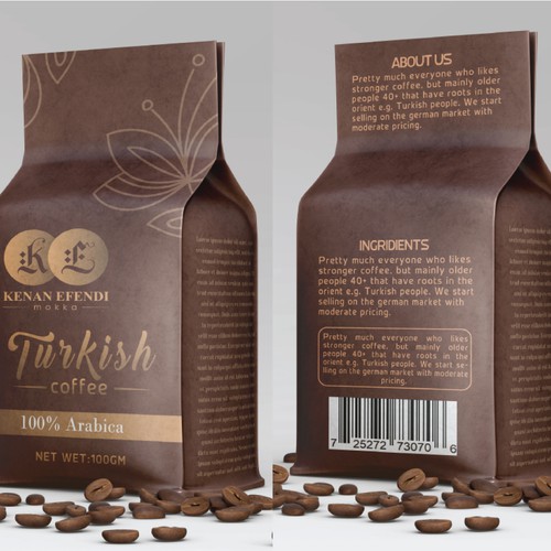 Designs | eye-catching retail packaging design for Turkish coffee ...