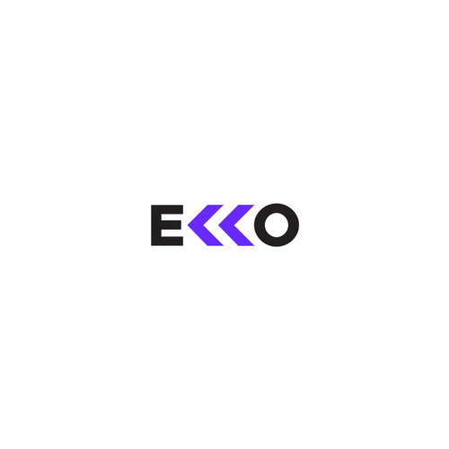 SIMPLE LOGO - ekko Letters then dm after Design by 9bstrokes™