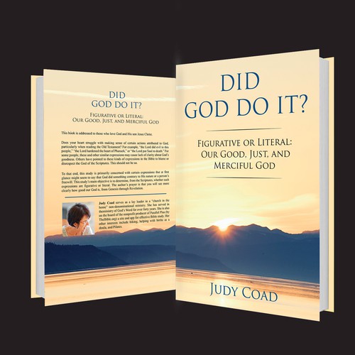 Design book cover and e-book cover  for book showing the goodness of God Design by Brushwork D' Studio