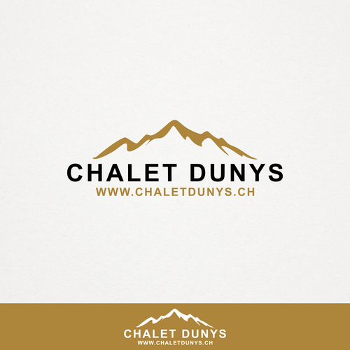 Create a expressive but simple logo for the Chalet Dunys in the Swiss Alps Réalisé par M E L O