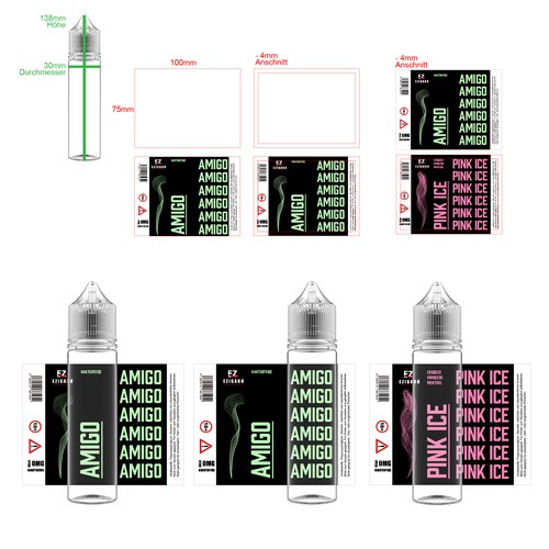 Product label contest entry by TOTTO Design