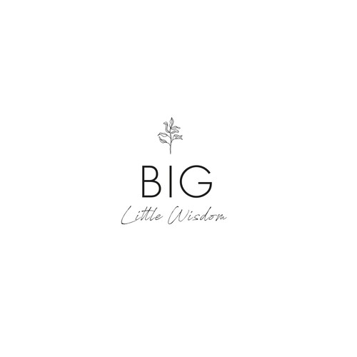 Create a pure & simple logo/ CI for "Big Little Wisdom" (Ayurvedic Inspired Skincare) Design by JU_PO