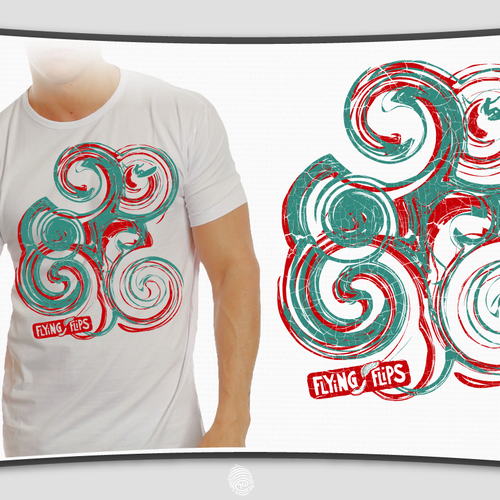 A dope t-shirt design wanted for FlyingFlips.com Réalisé par identity12