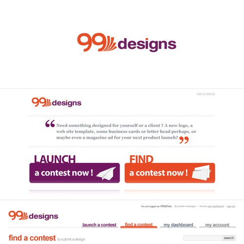 Logo for 99designs Design by BlueCrayon