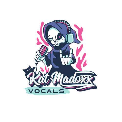 Metal/Rock female vocalist looking for cute/hardcore logo Design by Angiecruz