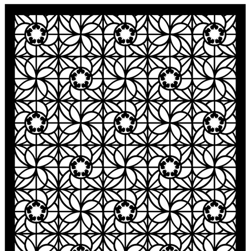 Pattern design for an interior-design element for a hotel in Bali Design by QPR