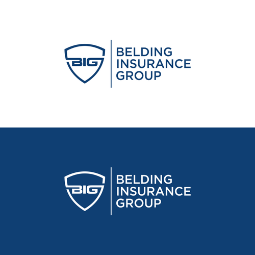 Simple logo w/ shield and letters "BIG" for insurance group Design by Auriga_