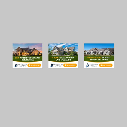 Retargeting Ads Real Estate Brokerage Design by Anna.fo