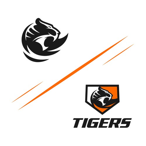 Tigers Baseball Organization Design by Denidon