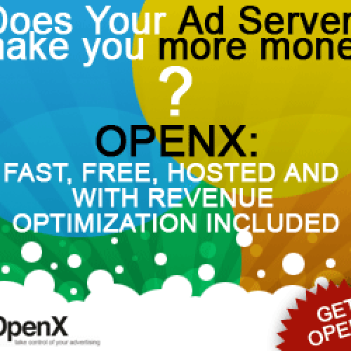 Banner Ad for OpenX Hosted Ad Server Ontwerp door Custom Logo Graphic