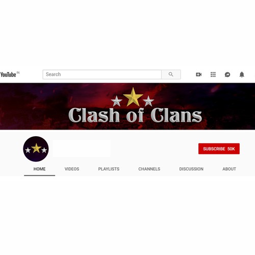 Clash Of Clans Youtube Banner Und Profilbild Social Media Page Contest 99designs
