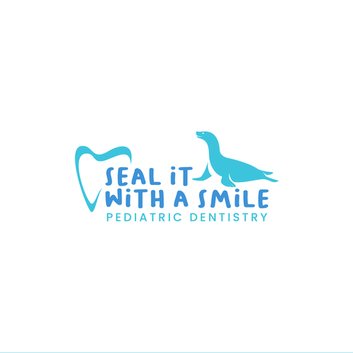 Modern and fun seal logo & branding package for new pediatric dentist! Diseño de Mumung