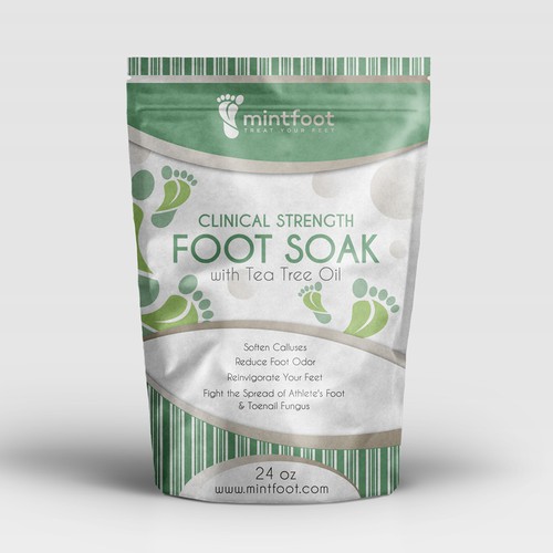 Designs | Design a Memorable Pouch Package for a Sea Salt Foot Soak by ...