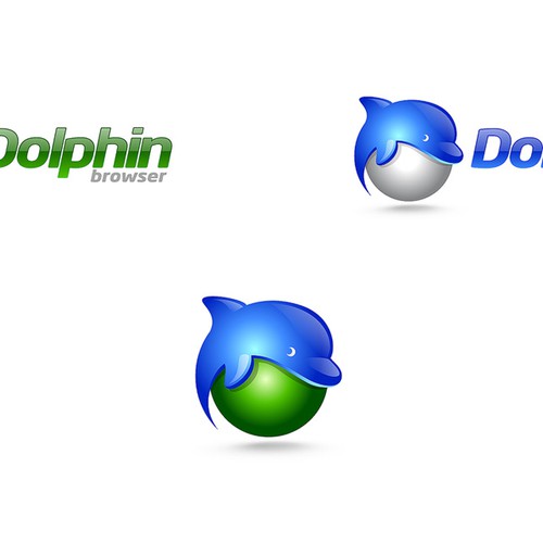 New logo for Dolphin Browser Diseño de grade