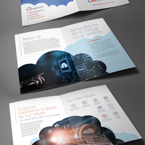 Technology Provider - Company Booklet Brochure Design by Create4Design