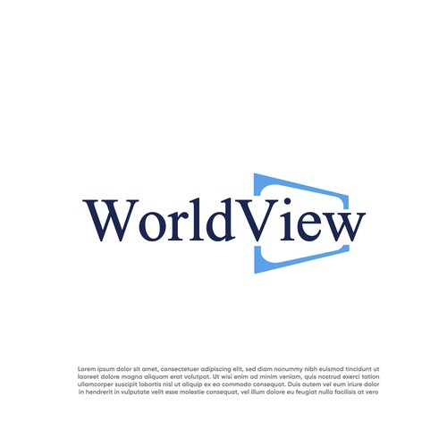 WorldView Magazine Logo Design by Rabeyi