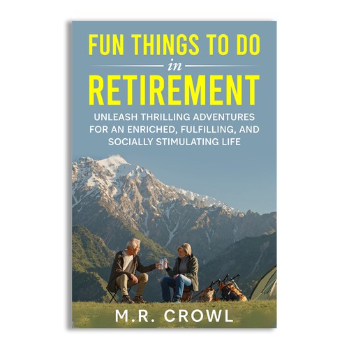 Design an illustration showing fun activities in retirement for retired senior citizens. Design by Unboxing Studio