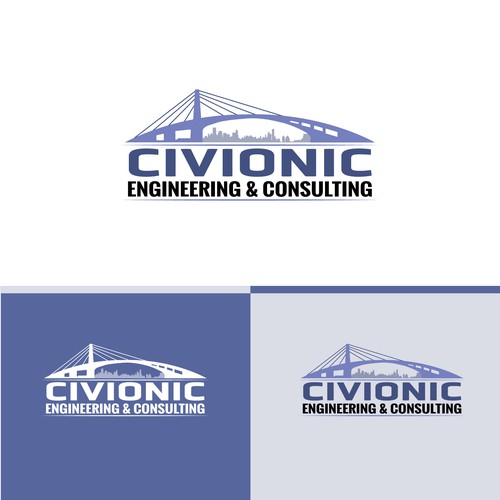 "Redesign a logo for an engineered services provider that works primarily on bridges" winning 