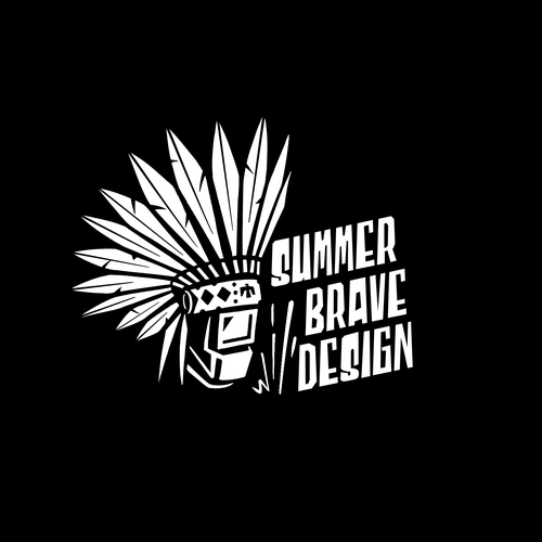 Design a logo that channels the spirit of the warrior - Summer Brave Design brings metal to life Design by NFT DESIGNS CLUB