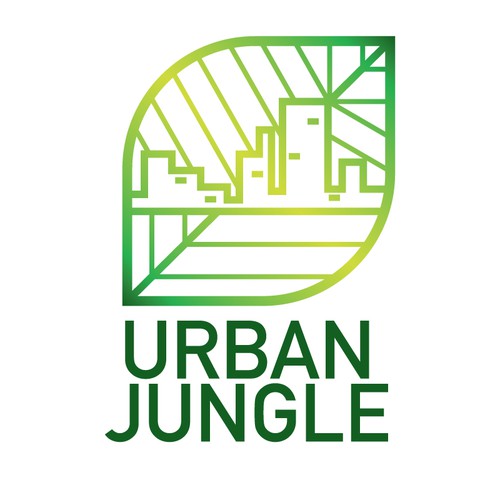 Logo for "Urban Jungle - Bar" - a jungle themed, modern and innovative restaurant Design by emygraph