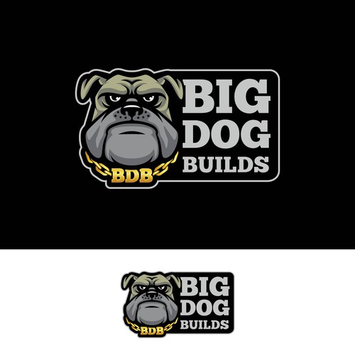 Big Dog Builds Logo Design by Rozart ®