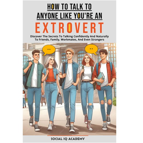 Design a catchy "How To Talk To Anyone" book cover Design by meddi