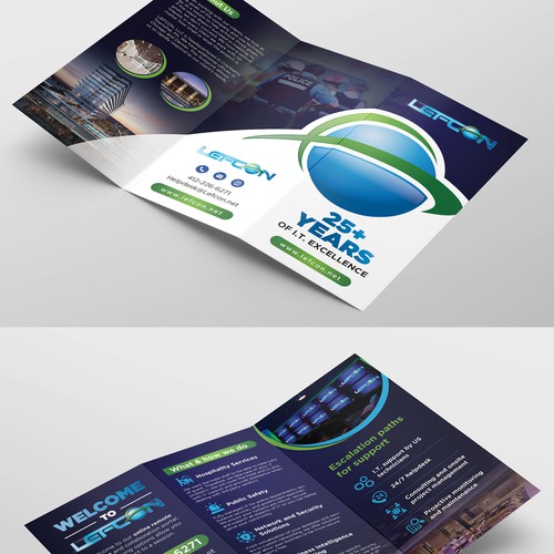 Customer Welcome Brochure Design by Alphabet ♥