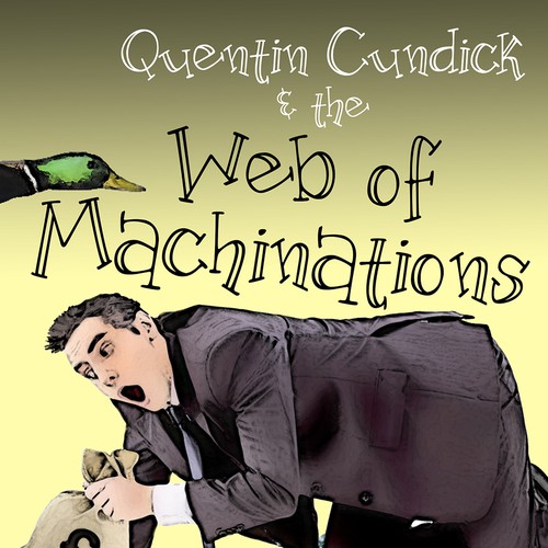 Design a fun cover for a British comedy novel. Design by Callunna