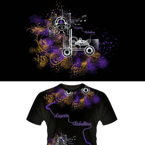 Legato Rebellion needs a new t-shirt design Réalisé par Rinoc22