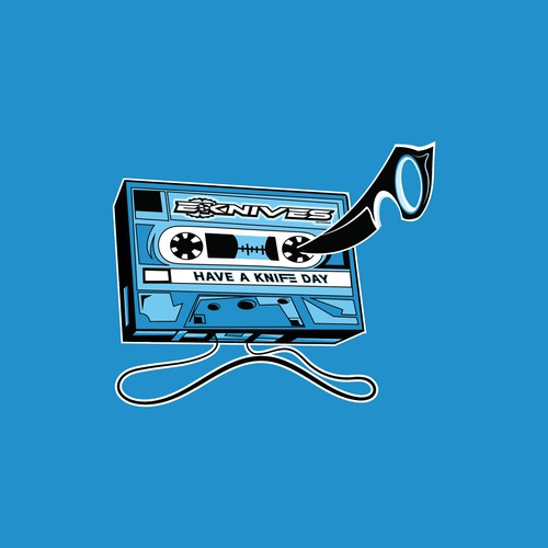 Cassette Tape Logo Design by SHEE-GAA