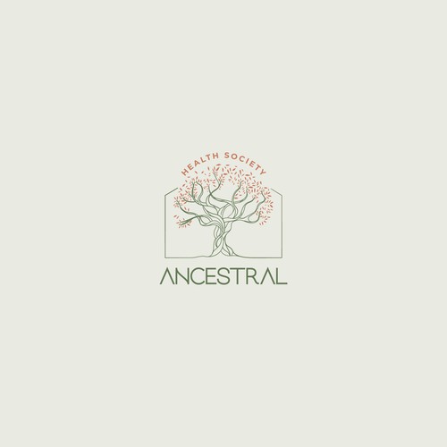 Logo for a nonprofit that studies how our ancestors can inform our modern health Design by AS77 Design