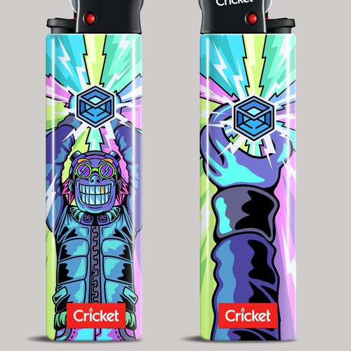 Create illustrations for a limited collection of Cricket Lighters (Multiple Winners) Design by brightoneart