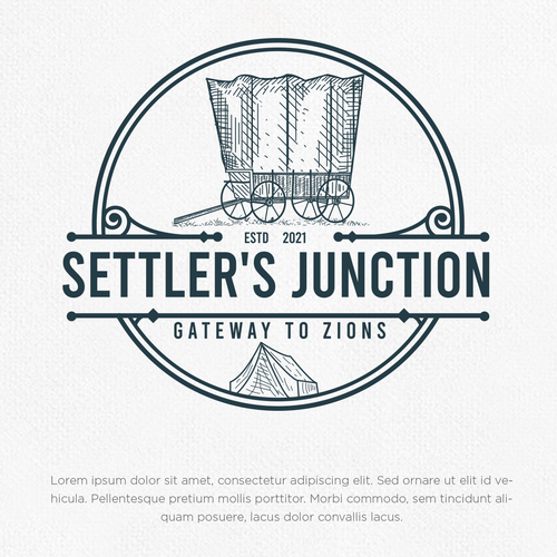 Logo Design for Settler's Junction RV Resort Design by mitramitra