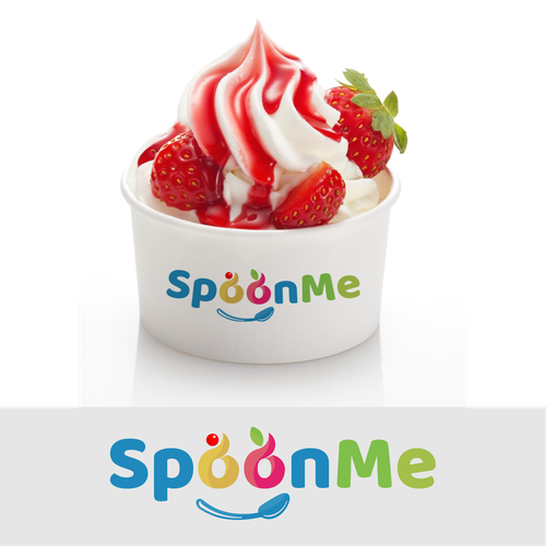 Create a trendy logo for a new Frozen yogurt shop! Spoon Me Yogurt Design by jurooo™