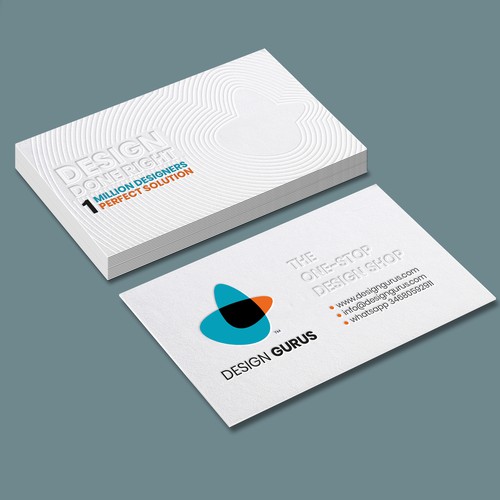 Business Card for DesignGurus.com Diseño de fastdesign86