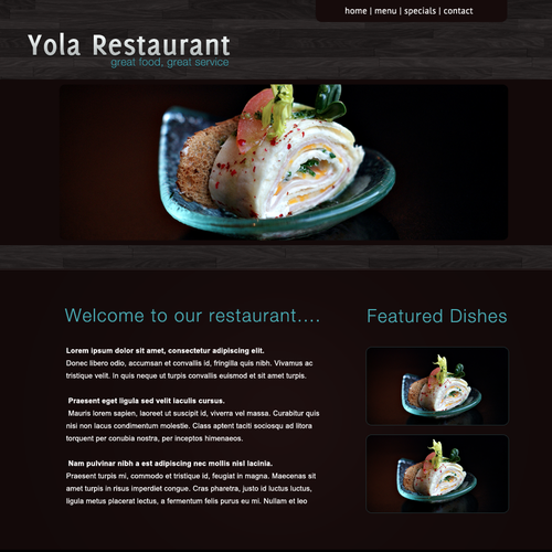 1-3 Page Website Template Design von harrytg