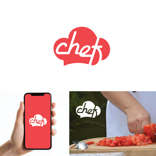 "CHEF": Food & Cooking Social Media Logo Design by Thsplt