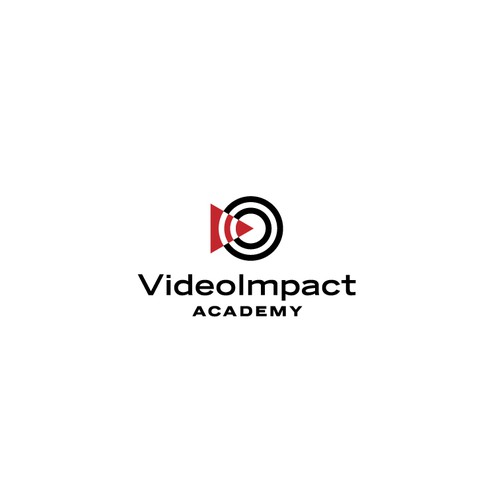 online video creator course logo Design by theai