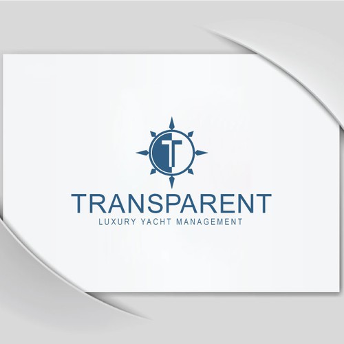 logo for TRANSPARENT Luxury Yacht Management Design by miehell