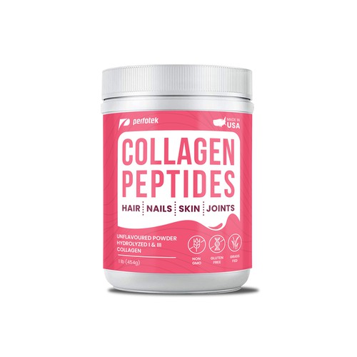 Packaging label for Collagen Peptides jar Design by Shisiouk