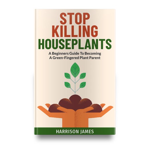 Design a plant parenting book cover Design by Bluebubble