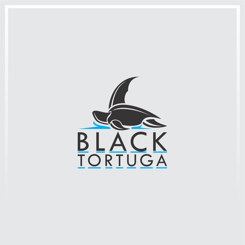 Design a Black Sea Turtle logo with a sail or sailboat somehow included in the image of a turtle Design by rozak46