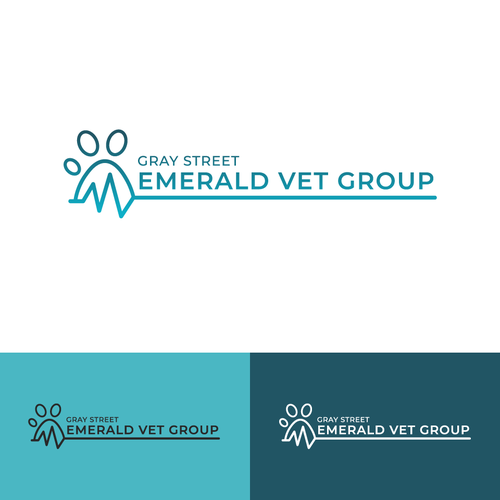 Emerald Vet Group Logo Design by reiffal®