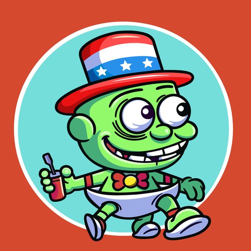 Mascot for Uranus Fudge Factory and General Store Design by Sign Relation